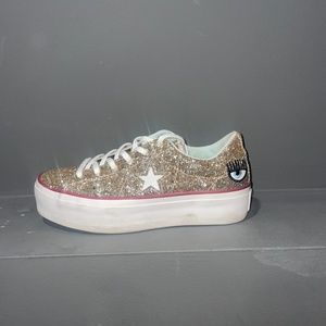 Converse X Chiara Ferragni One Star Platform OX Shoes